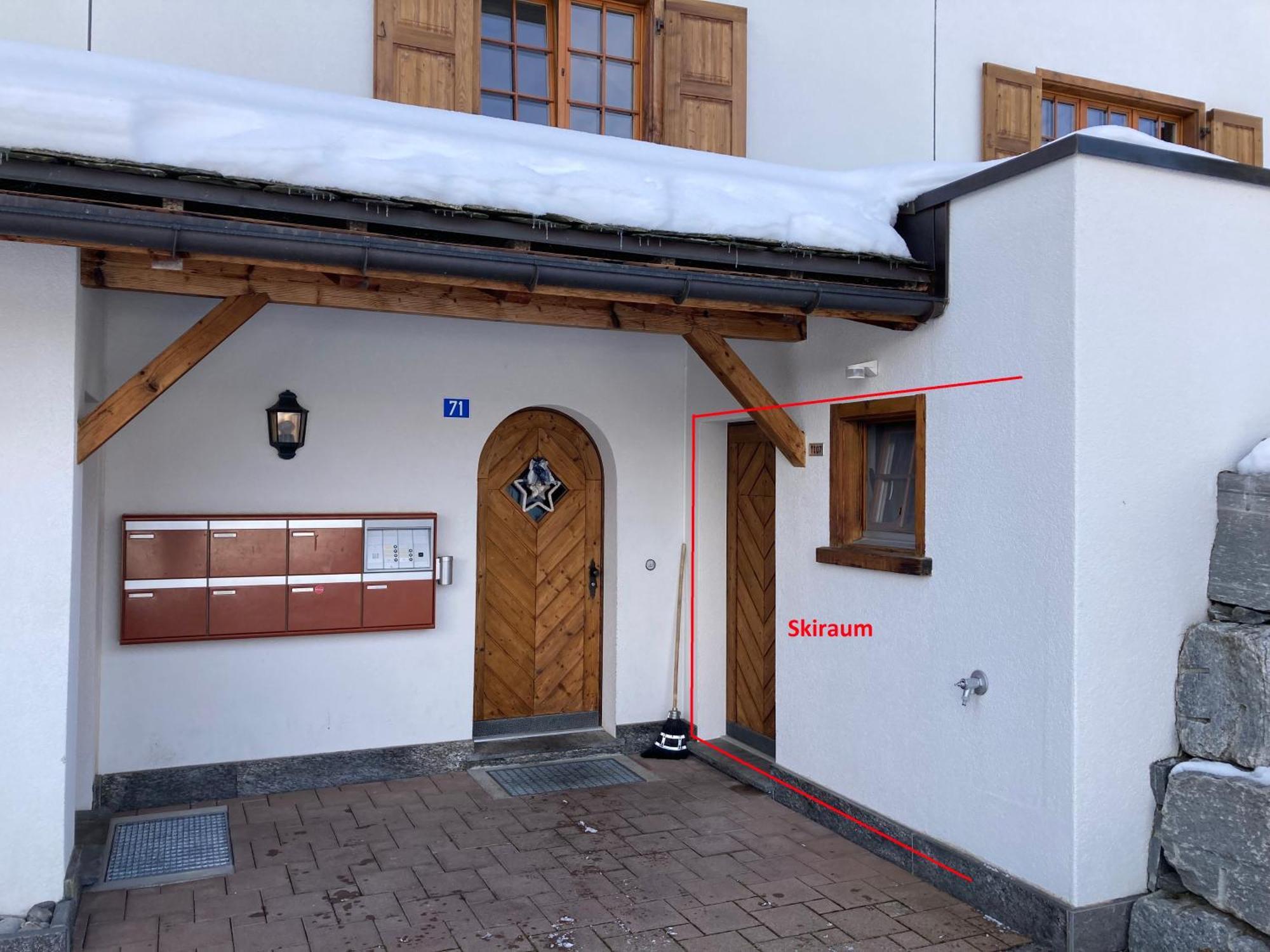 Ferienwohnung Guardaval Arosa Exterior foto